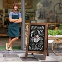 تخته سیاه دوطرفه کافه ای،تکی وعمده