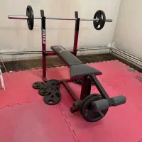 وسایل بدنسازی دستگاه پرس دمبل صفحه هالتر فیله