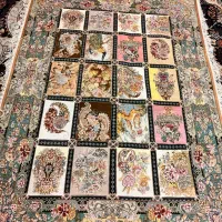 قالیچه سه متری طرح گلستان