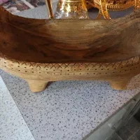 کشکول میوه خوری کاردست چوب
