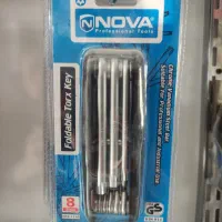 آچار آلن چاقویی 6 گوش نووا 1141(8عددی)