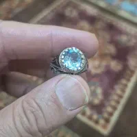 انگشتر توپاز دستساز