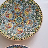 بشقاب مینا کاری|صنایع دستی و سایر لوازم تزئینی|قرچک, شهرک طلائیه|دیوار