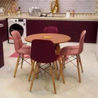 میز و صندلی ۴ نفره پارچه ای