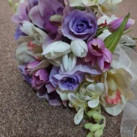 دسته گل عقد و عروسی|گل مصنوعی|شیراز, زرهی|دیوار