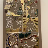 تابلو تکسچر برجسته با سنگهای صد در صد طبیعی