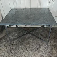 میز تاشو گالوانیزه|میز و صندلی غذاخوری|چادگان, |دیوار