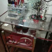 سرویس تخت دونفره و میز آرایش فرفوژه سالم|تخت و سرویس خواب|اهواز, بهشت آباد|دیوار