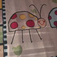 گلیم فرش اتاق کودک دست دوم تمیز