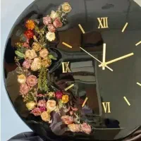 تابلو گل جاودان،ساعت گل جاودان