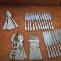 سرویس کامل قاشق و چنگال و کارد نقره