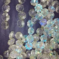 کریستال شمعی و اویزی و ستاره ای