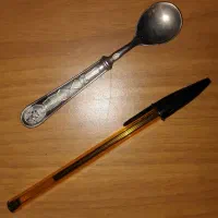 قاشق قدیمی نقره ایتالیا