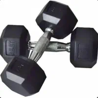 دمبل شش ضلعی وزن 5 کیلوگرم STAR بسته 2 عددی