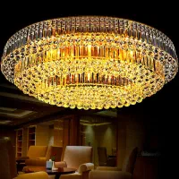 لوستر کریستالی مدل نیلا شماره ۳۵۹۰|لوستر و چراغ آویز|قم, نیروگاه|دیوار