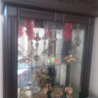 فروش بوفه چوبی ار تفاع ۲متر طول 77عرض43|بوفه، ویترین، کنسول|تبریز, |دیوار