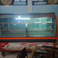 یخچال ویترینی قنادی جیگرکی مکعبی سوپرمارکت