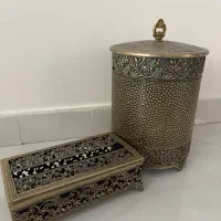 سطل وجای دستمال کاغذی|صنایع دستی و سایر لوازم تزئینی|مشهد, هفت تیر (آب و برق)|دیوار