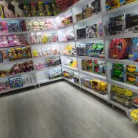 قفسه MDF شیک با نورپردازی lED +ترانس برق -سالم نو