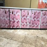 کمد ظرفی درحد نو|آب‌چکان و نظم‌دهنده ظروف|میناب, |دیوار