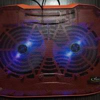 خنک‌کننده لپ‌تاپ رنگ قرمز (کاملاً نو)