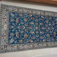 یک جفت قالیچه نائینی، دستباف ابریشمی ، عتیقه