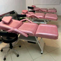 تخت تتو / مژه / اپلاسیون / ماساژ / تاشو فلزی چوبی