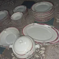 سرویس چینی ۱۲ نفره|ظروف سرو و پذیرایی|پارسآباد, |دیوار