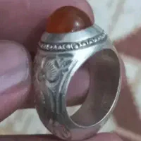 دو عدد انگشتر نقره قدیمی