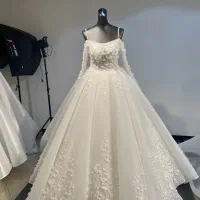 لباس عروس مدل پرنسسی سایز 38