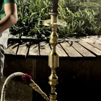 قلیون تنه برنجی حاج اوقلی
