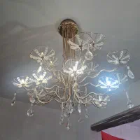 لوستر خارجی آبکاری طلا|لوستر و چراغ آویز|تهران, بهارستان|دیوار