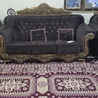 مبل ۸ نفره با کاناپه میز و گل میز