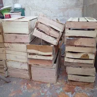 40عدد جعبه یا سبد  چوبی میوه