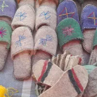 دمپایی نمدی اصل پشم گوسفندی