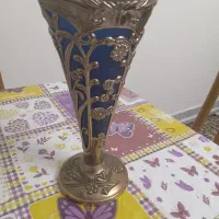 گلدان قدیمی برنجی|گل مصنوعی|تهران, جی|دیوار