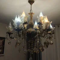 لوستر برونز12شاخه