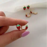 گوشواره توت فرنگی ژوپینگ