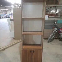 کمد کتابخانه ام دی اف نو تولیدی کارگاه ایران چوب