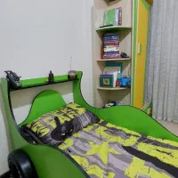 سرویس خواب mdf مدل ماشین مسابقه ای چراغ دار|تخت و سرویس خواب|تهران, شهران شمالی|دیوار