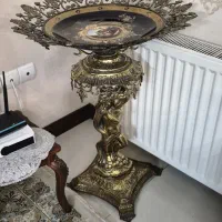 ظرف برنزی میوه پایه دار