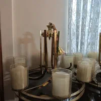 فروش لوستر کریستالی استوانه ای|لوستر و چراغ آویز|تهران, صادقیه|دیوار