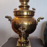 سماور ذغالی برنجی