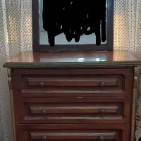 دراور چوبی با آینه