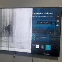 ۵۵ اینج سامسونگ شکسته|تلویزیون و پروژکتور|شیروان (خراسان), |دیوار