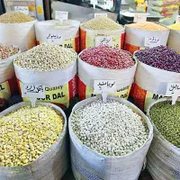 لوبیاچیتی۲۲۰خرما۱۶۰رشته۵۵ پاکستانی۱۲۰۰رب گوجه۵۵|حراج|کرمانشاه, |دیوار