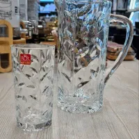 ست پارچ و لیوان لاروس/6 نفره،7پارچ/اصل ایتالیا