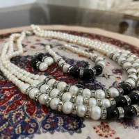 گردنبند مروارید اصل (ست) پرورشی