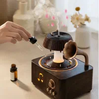 اسپیکر بلوتوث و چراغ خواب طرح گرامافون بارانزا|پخشکننده همراه|همدان, |دیوار