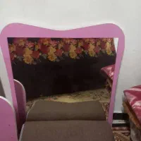 سرویس خواب دخترانه کارکرده درحدنو|تخت و سرویس خواب|یزدان شهر, |دیوار